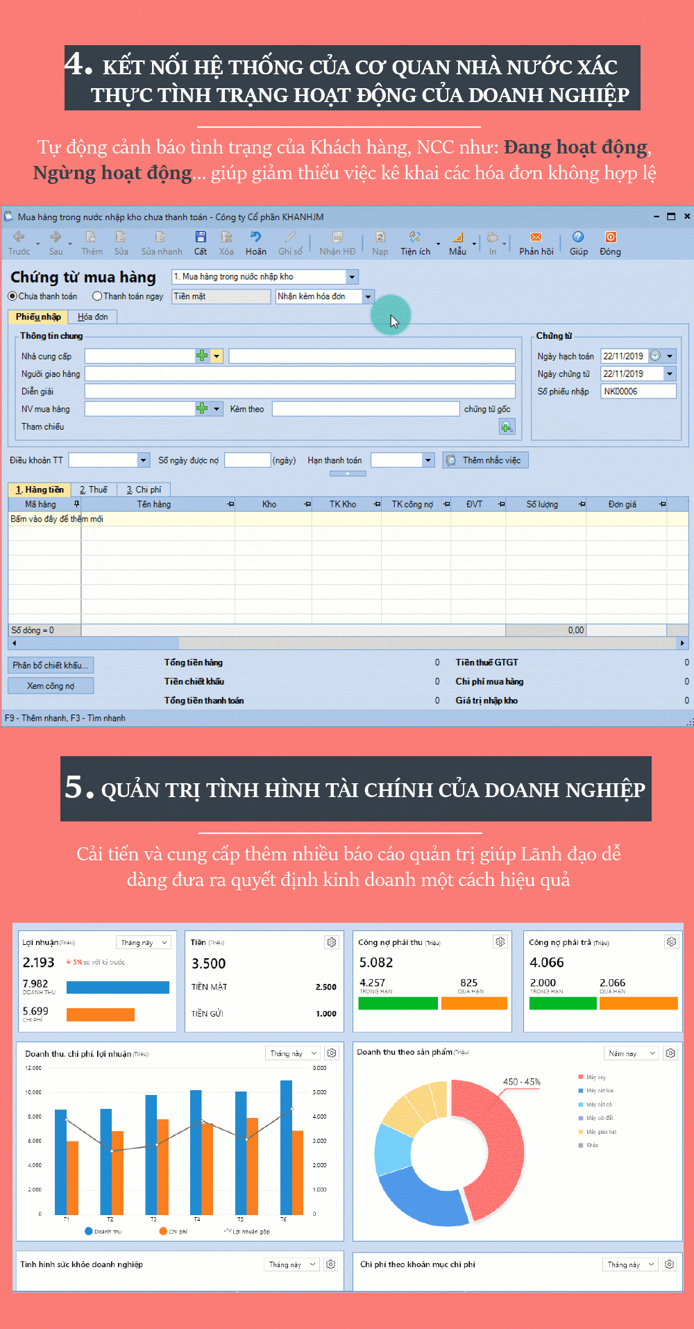 Điểm nổi bật của MISA SME.NET 2020 so với 2019