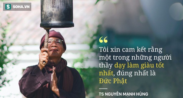 TS Nguyễn Mạnh Hùng: Ai bảo đức Phật không dạy làm giàu? Nhưng hãy thôi nghĩ đến việc làm giàu bằng cách vào chùa cầu xin!