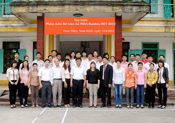 MISA Hà Nội tập huấn MISA Bamboo.NET 2012 tại Giao Thủy, Nam Định