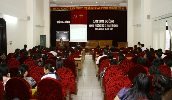 MISA Mimosa được giới thiệu với Kế toán khối HCSN quận Ba Đình, Hà Nội