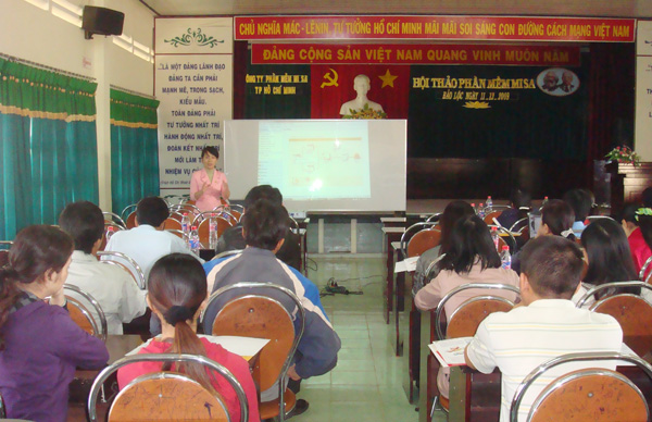 MISA HCM tổ chức hội thảo MISA SME.NET 2010 tại Lâm Đồng