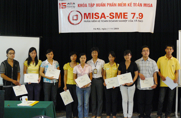 MISA Hà Nội tổ chức tập huấn phần mềm kế toán MISA-SME 7.9