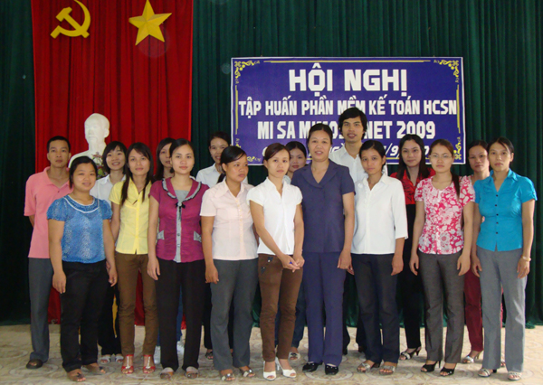 MISA Hà Nội khai mạc khóa tập huấn MISA Mimosa.NET 2009 tại Chợ Mới, Bắc Kạn