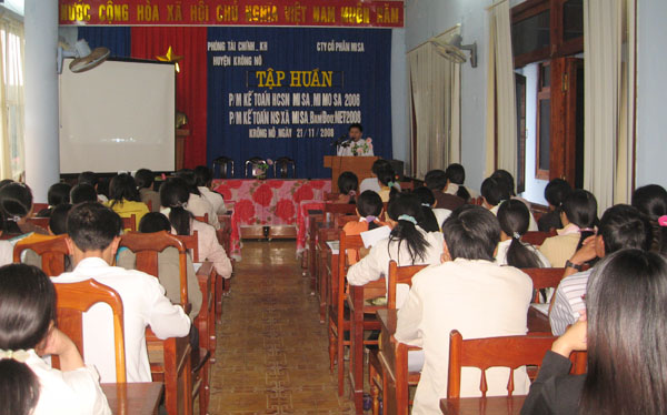 Hội thảo phần mềm MISA Mimosa 2006 tại  Huyện Krông Nô – Tỉnh Đăk Nông
