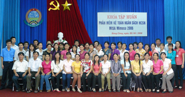 Phần mềm kế toán Hành chính sự nghiệp MISA Mimosa 2006 được triển khai tại nhiều tỉnh thành
