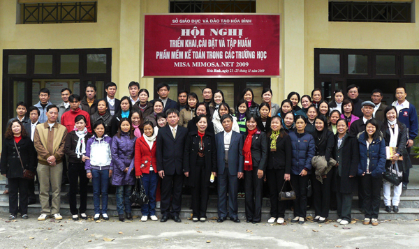 MISA Hà Nội triển khai phần mềm kế toán cho các đơn vị trường học tỉnh Hòa Bình