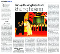 Bảo vệ thương hiệu trước khủng hoảng