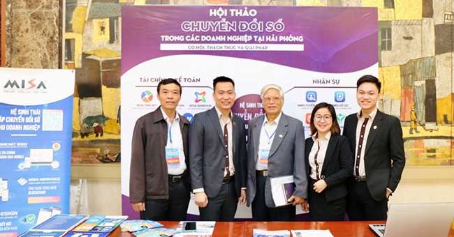 MISA AMIS gây ấn tượng với nhiều doanh nghiệp trong Hội thảo Chuyển đổi số tại Hải Phòng