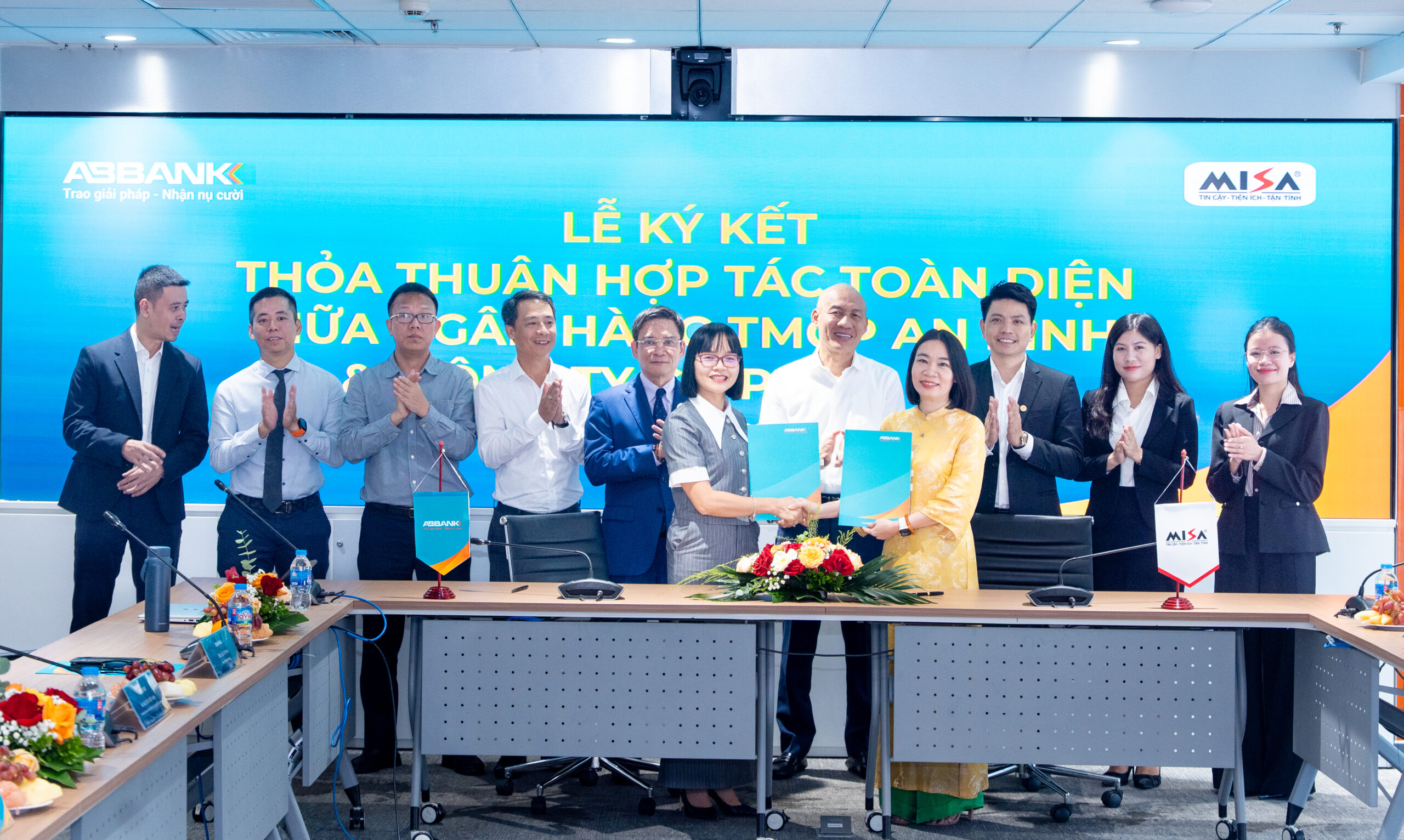 MISA signed a cooperation agreement with ABBANK: Creating a modern financial technology ecosystem